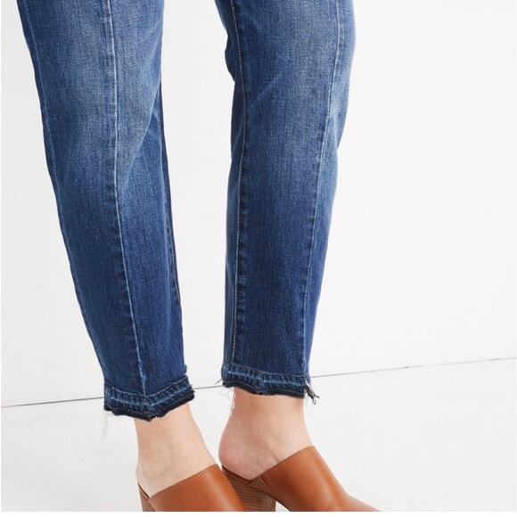 Madewell The High-Rise Slim Boyjean Seamed Edition Raw Fray Hem K5240 26 - Picture 8 of 8
